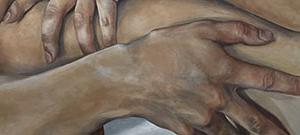 Painting of hands and arms